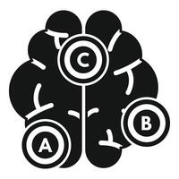 Human brain making important choices with multiple options vector
