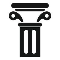 Antique column representing classical architecture and history vector