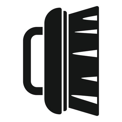 Cleaning brush icon representing housework and scrubbing