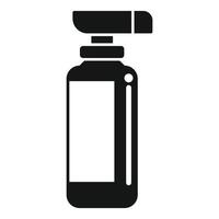 Spray bottle icon showing cleaning product for disinfecting vector