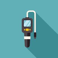 Gas detector measuring device detecting methane propane butane concentration level vector
