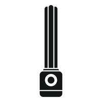 Ultraviolet lamp icon, simple style vector