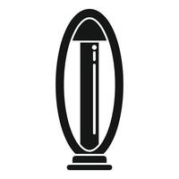 Uv sterilizer icon representing cleaning and disinfecting vector