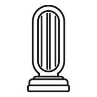 Ancient greek column representing classical architecture and history vector