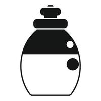 Perfume bottle icon showing fragrance and scent vector