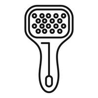 Electronic skin cleaning device for deep pore cleansing routine vector