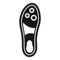 Orthopedic insole providing arch support for comfortable walking vector
