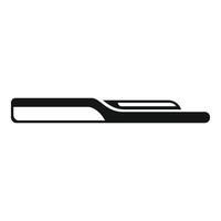 Modern high speed train moving on rails icon vector