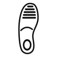 Orthopedic insole providing arch support for comfortable walking vector
