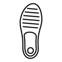 Orthopedic insole providing arch support for comfortable walking vector