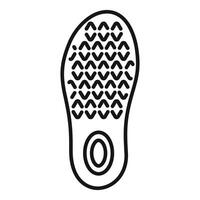 Orthopedic insole providing arch support for comfortable walking vector