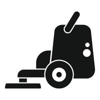 Cleaning machine using modern technology for housekeeping vector