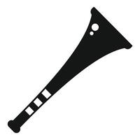 Plastic horn blowing for your team playing in the finals vector