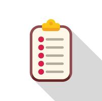 Clipboard showing check marks representing completed tasks in project management vector