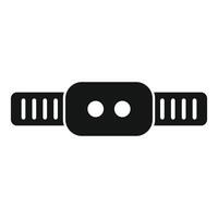 Fitness tracker icon showing calories burned while running vector