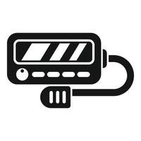 Voice recorder device recording audio podcast icon vector