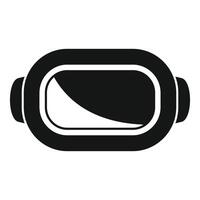 Virtual reality glasses showing modern technology icon vector