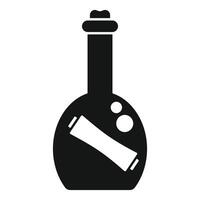 Message in a bottle icon representing communication and mystery vector