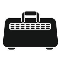 Portable air conditioner with handle for easy transporting vector