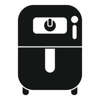 Modern deep fryer machine for frying food icon vector
