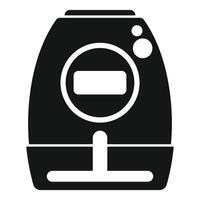 Modern air humidifier maintaining optimal humidity level icon vector