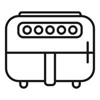 Modern multi cooker machine for steaming and boiling vector