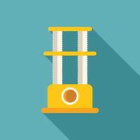 Cat tree with scratching posts for playing and a cozy den for relaxing vector