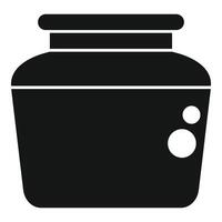 Plastic container with lid keeping food fresh and ready to eat vector