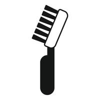 Cleaning brush icon showing sweeping and scrubbing vector