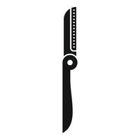 Folding razor blade for precise shaving and grooming vector
