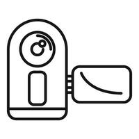 Digital video camera filming icon showing movie production vector