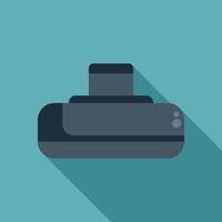 Modern multifunction printer scanning a document vector