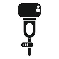 Hand blender icon showing food processor for puree vector