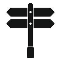 Blank wooden direction signpost pointing different directions vector