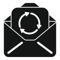 Email marketing campaign showing concept of sending out mass emails vector