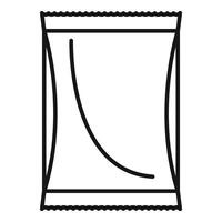Packaging for chips or snacks is standing up vector