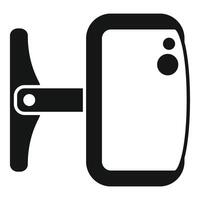 Security camera observing surrounding area for safety purposes vector