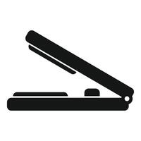 Open scanner scanning document icon simple style vector
