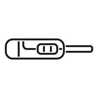 Positive pregnancy test showing two lines for result vector