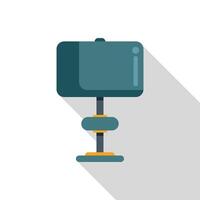 Interactive whiteboard displaying blank screen for presentation in modern office or school vector