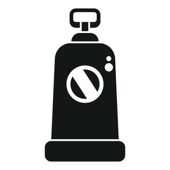 Shaving foam container presenting simple design vector