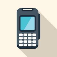 Dataphone for accepting payments using nfc technology vector