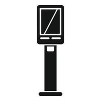 Digital interactive information kiosk providing public access vector