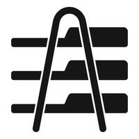 Archive storing documents organizing files system icon vector