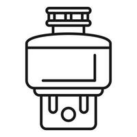 Electric fuse preventing electrical overload and short circuit damage vector