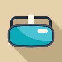 Modern vr glasses using augmented reality technology for entertainment vector