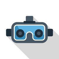 Virtual reality headset creating immersive experience vector