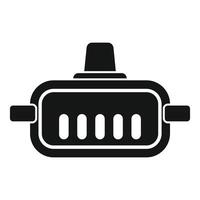 Car engine air filter replacing icon simple style vector