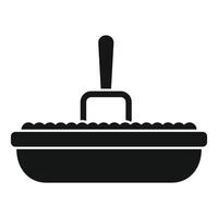 Sandbox with scoop for playing in the sandbox icon vector