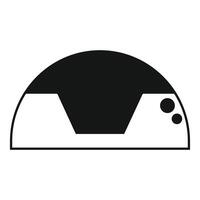 Speedometer showing increasing speed limit icon simple style vector